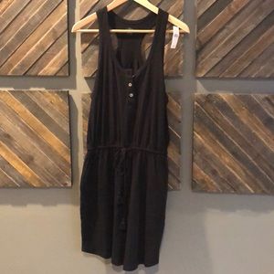 Loft Beach Racerback Henley Dress